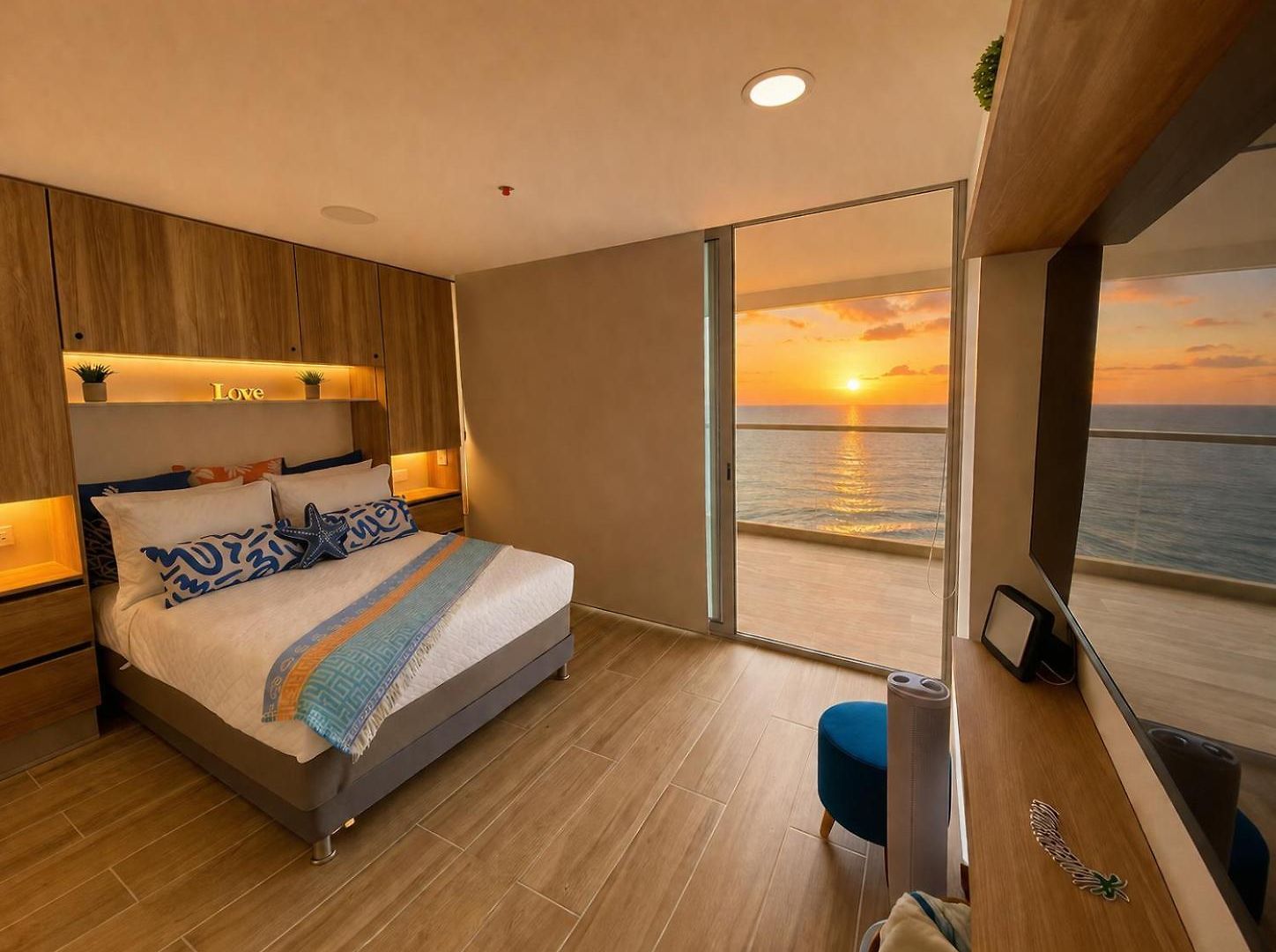 Vista Al Mar, Playa Y Piscina A 3 Min Aeropuerto Apartamento