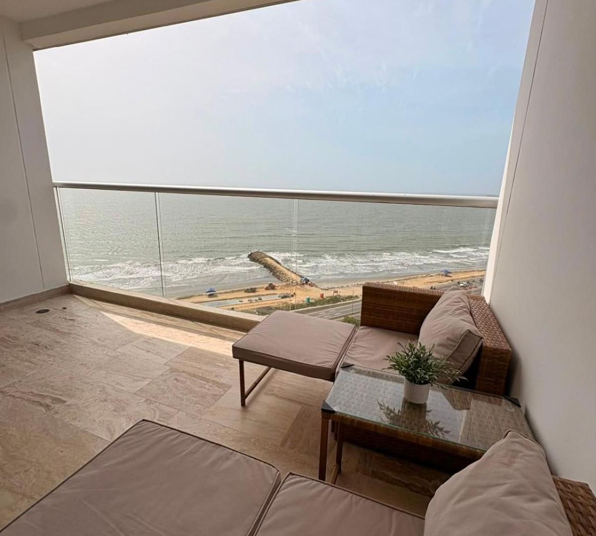 Vista Al Mar, Playa Y Piscina A 3 Min Aeropuerto Cartagena
