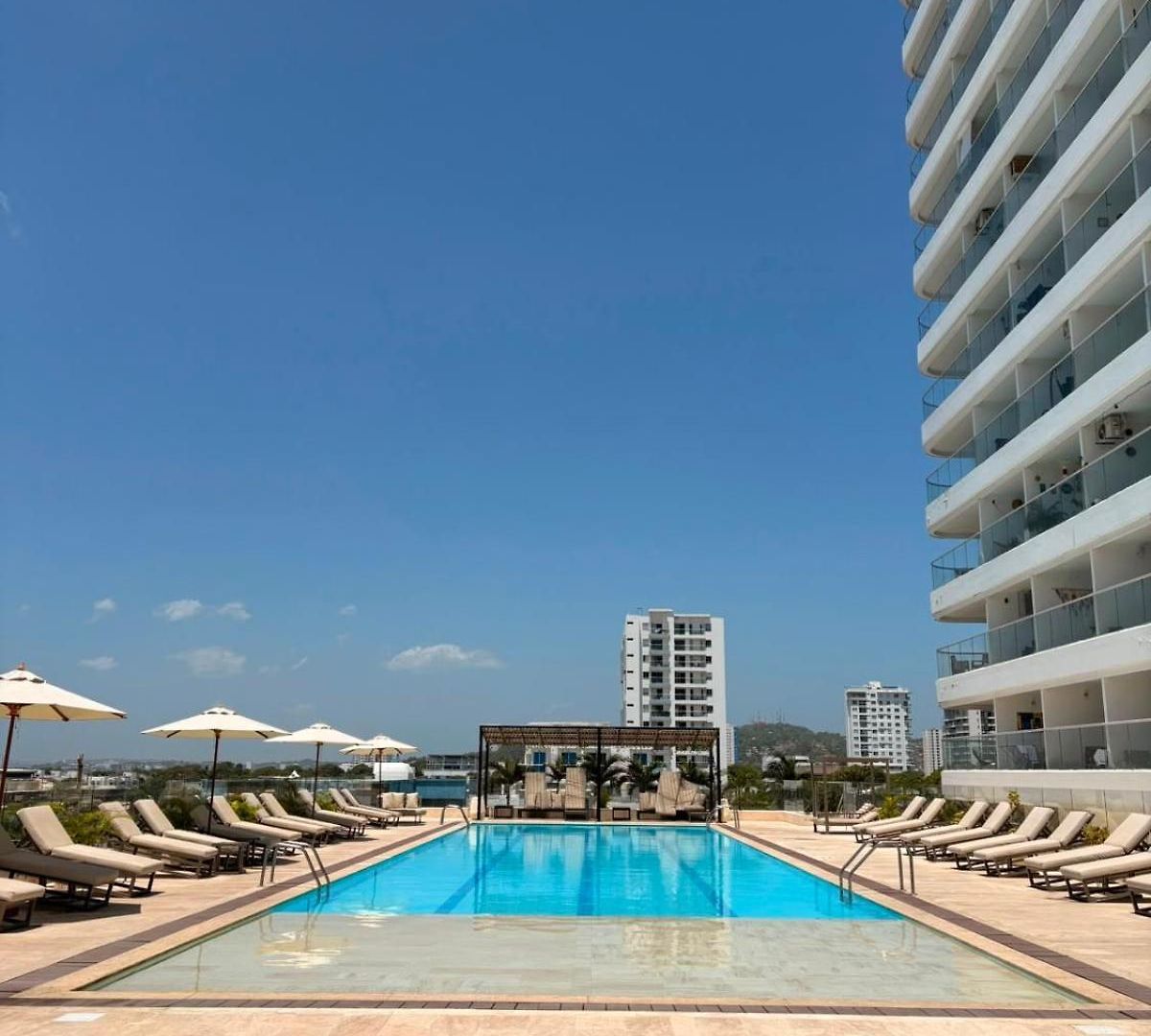 Vista Al Mar, Playa Y Piscina A 3 Min Aeropuerto Apartamento Cartagena