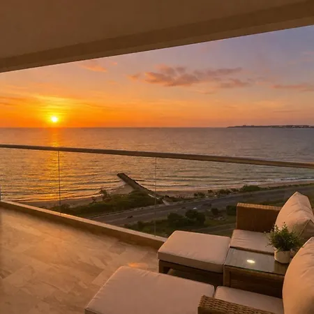 Vista Al Mar, Playa Y Piscina A 3 Min Aeropuerto Cartagena