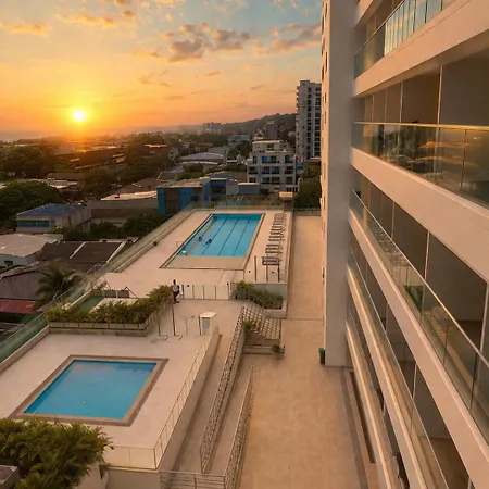 Vista Al Mar, Playa Y Piscina A 3 Min Aeropuerto * Cartagena