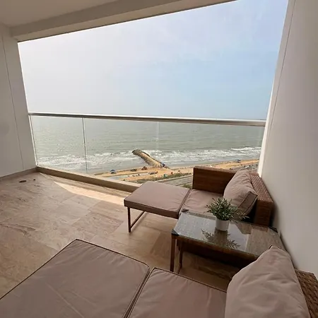 Vista Al Mar, Playa Y Piscina A 3 Min Aeropuerto Cartagena